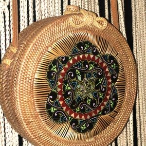 Free People Bohemian Woven Crossbody